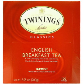 Twinings Classics English Breakfast Tea   Box  200 grams